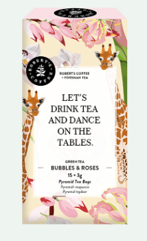 Robert´s Coffee Bubbles & Roses tee
